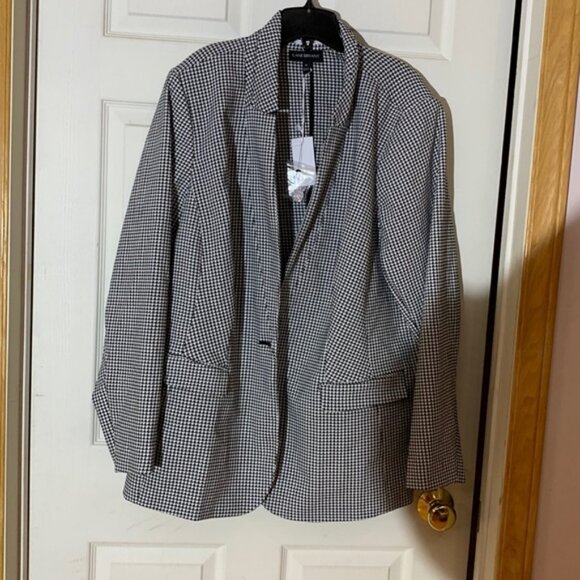 Nwt Lane Bryant Houndstooth Blazer Jacket size 26 - Picture 1 of 3